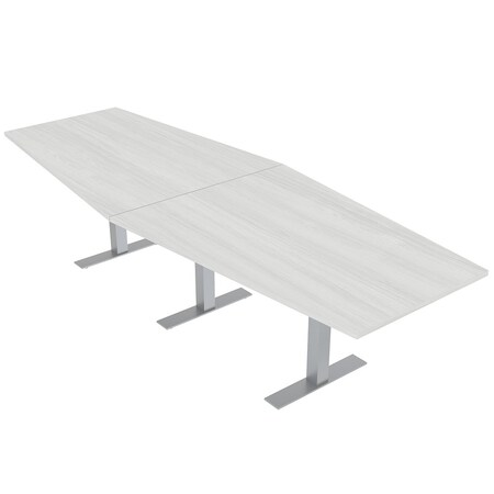 Skutchi Designs 45 in W, 144 in L, 29 in H, Engineered Wood Top, White HAR-HEX.IR-46x143-T-WHCYPRESS